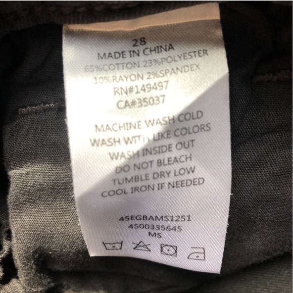 Sam Edelman Dark Gray Skinny Jeans size 28 - Picture 10 of 13